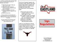 city sign regulations